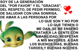 respeto y educación